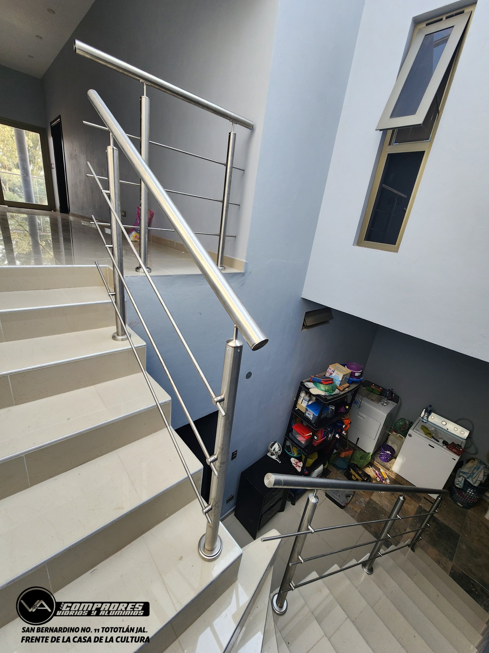 Barandal con conectores