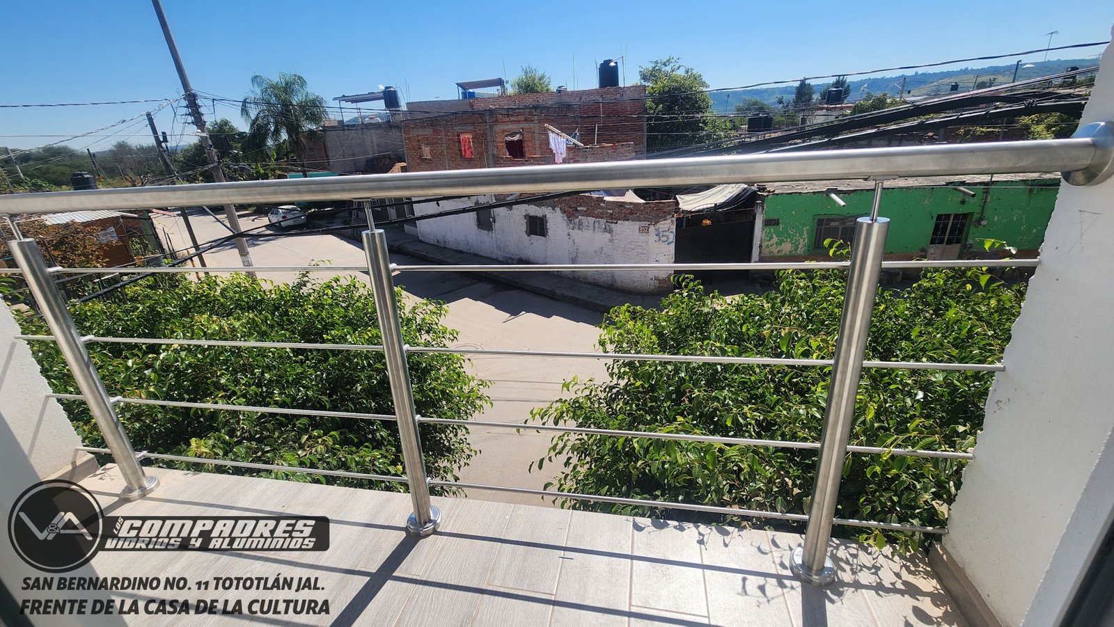 Barandal acero inoxidable