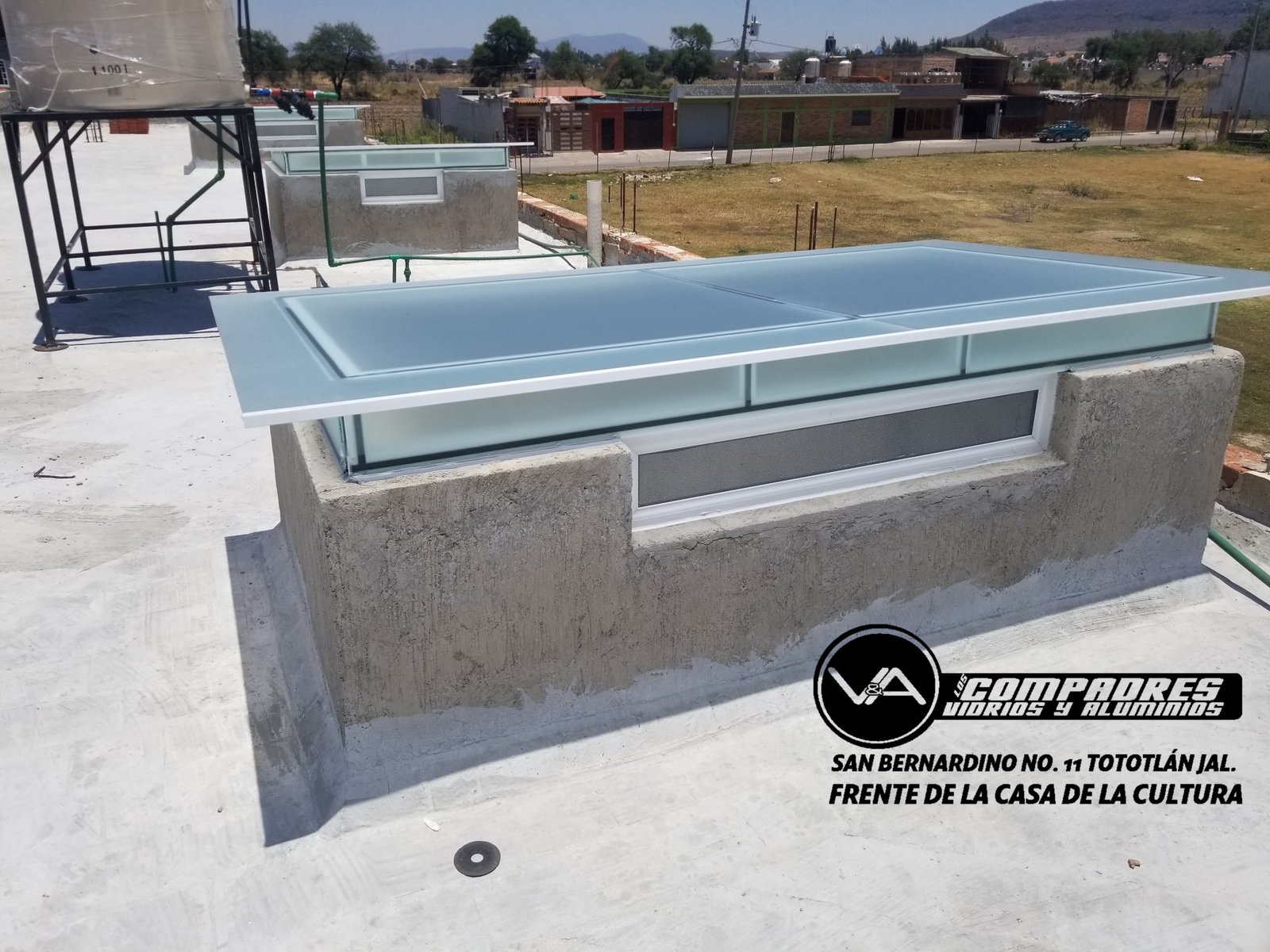 Domo templado satinado