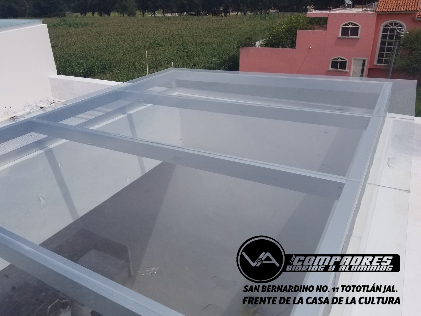 Domo templado transparente