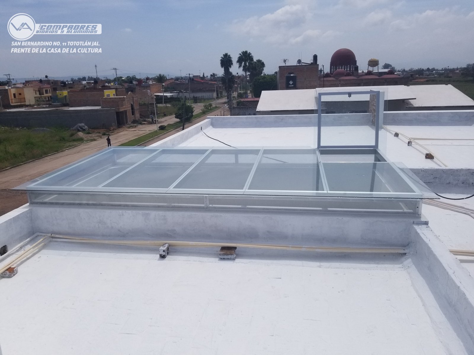 Domo templado transparente