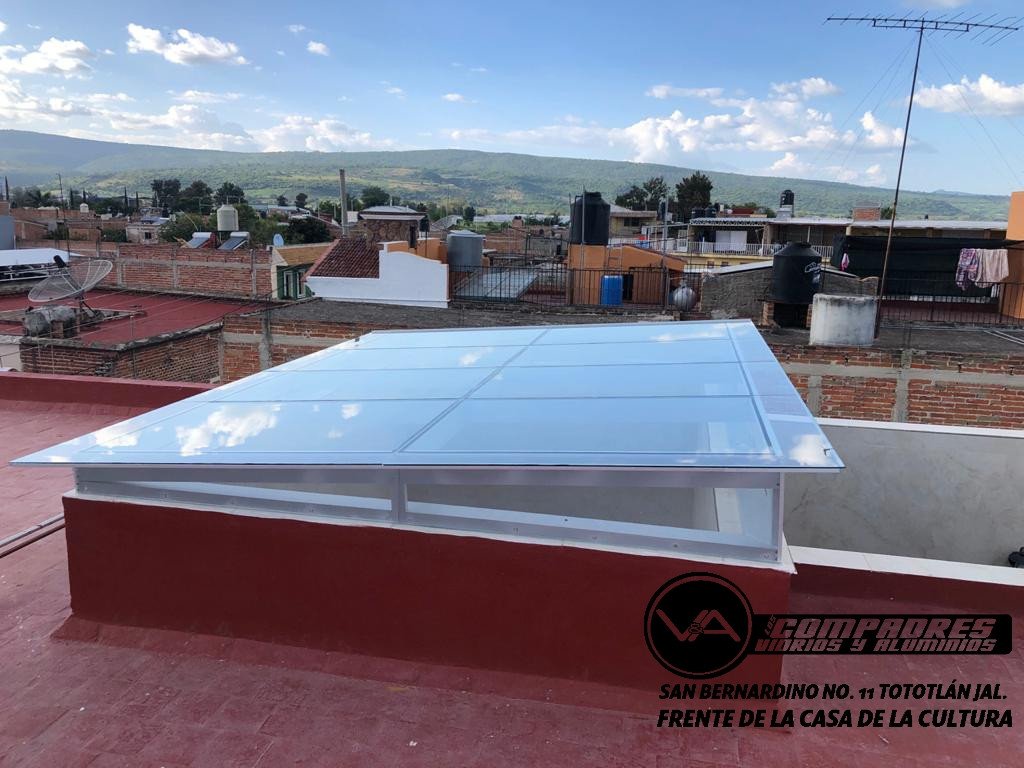 Domo templado transparente